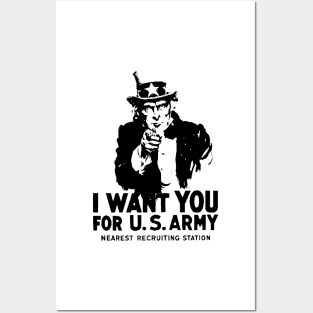 I WANT YOU FOR U.S ARMY Posters and Art